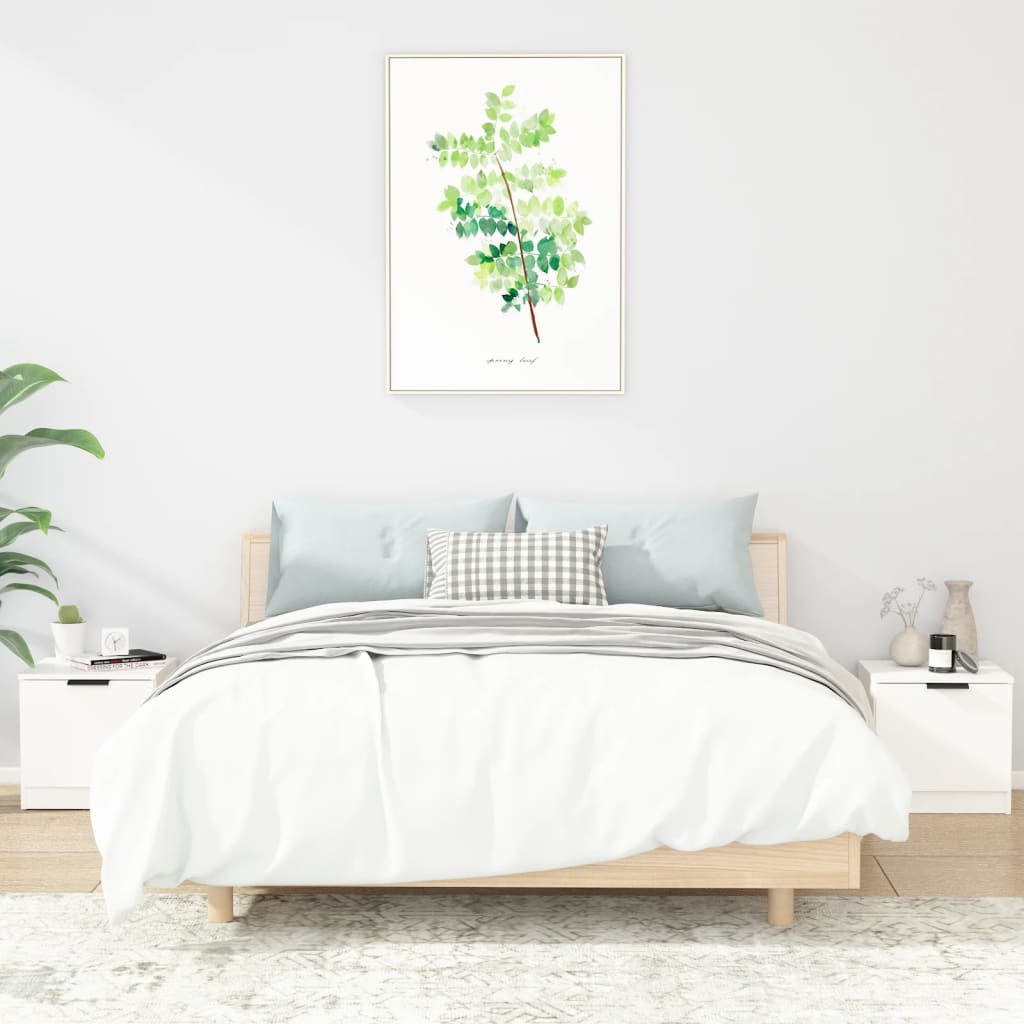 E-shop vidaXL Nočné stolíky 2 ks biele 40x39x40 cm