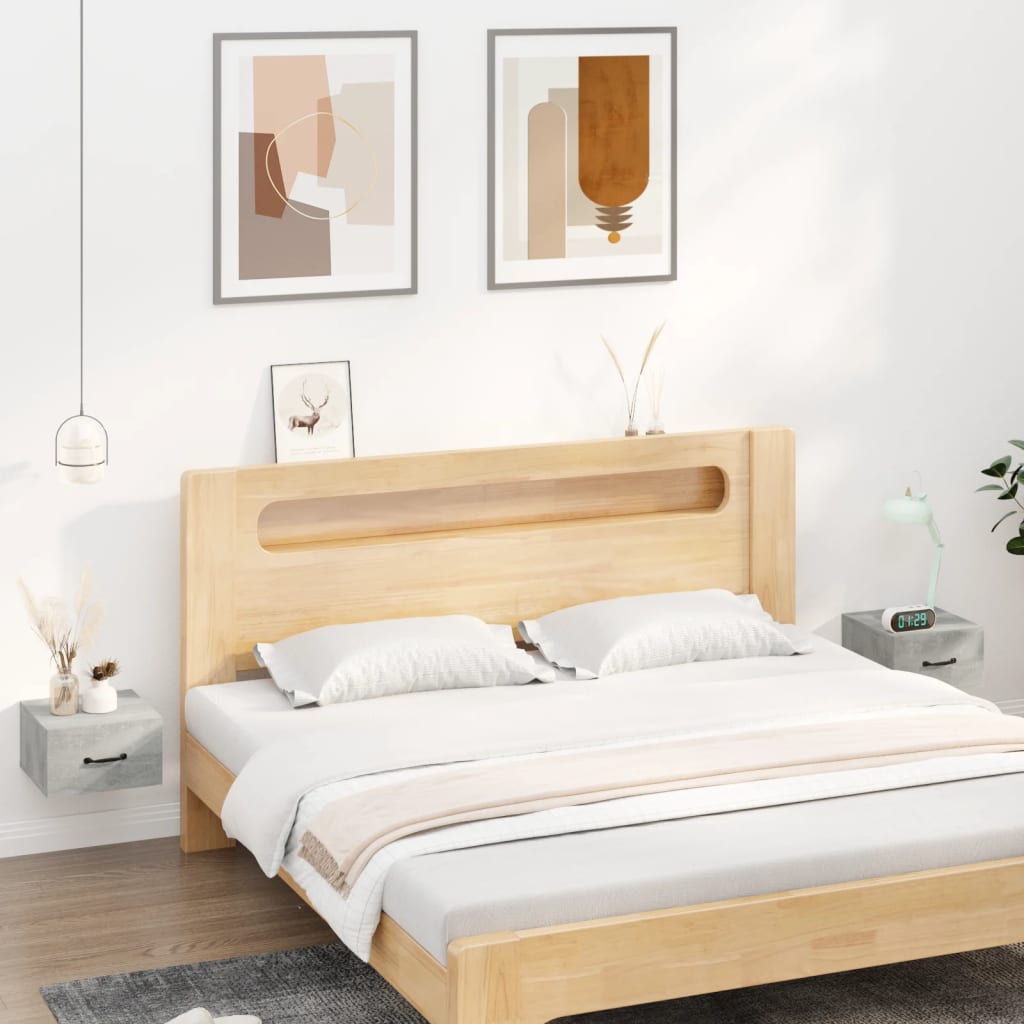 E-shop vidaXL Nástenné nočné stolíky 2 ks betónovo sivé 35x35x20 cm