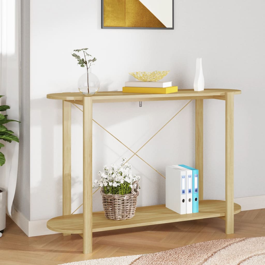 E-shop vidaXL Konzolový stolík 110x38x75 cm spracované drevo