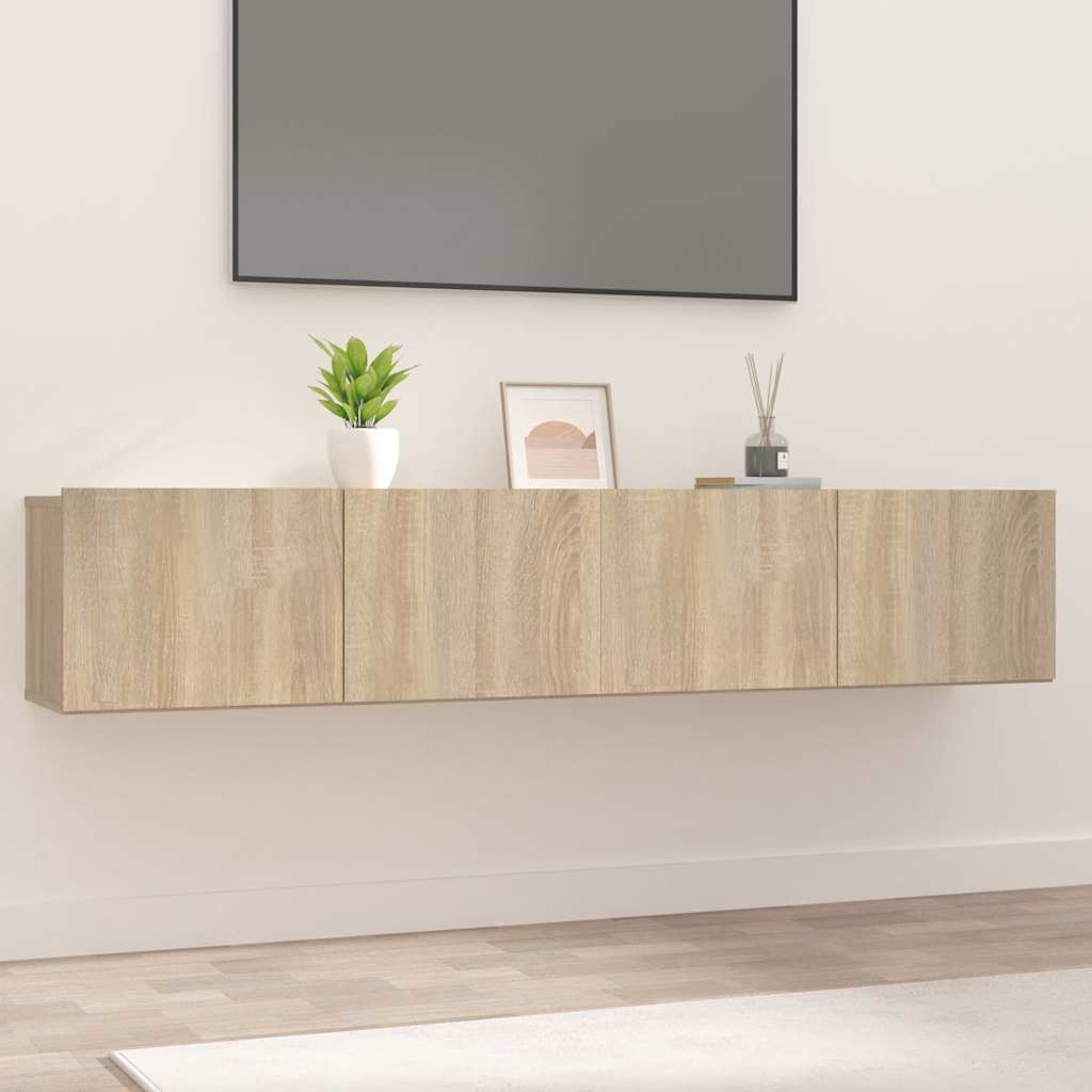 E-shop vidaXL TV skrinky 2 ks dub sonoma 80x30x30cm kompozitné drevo