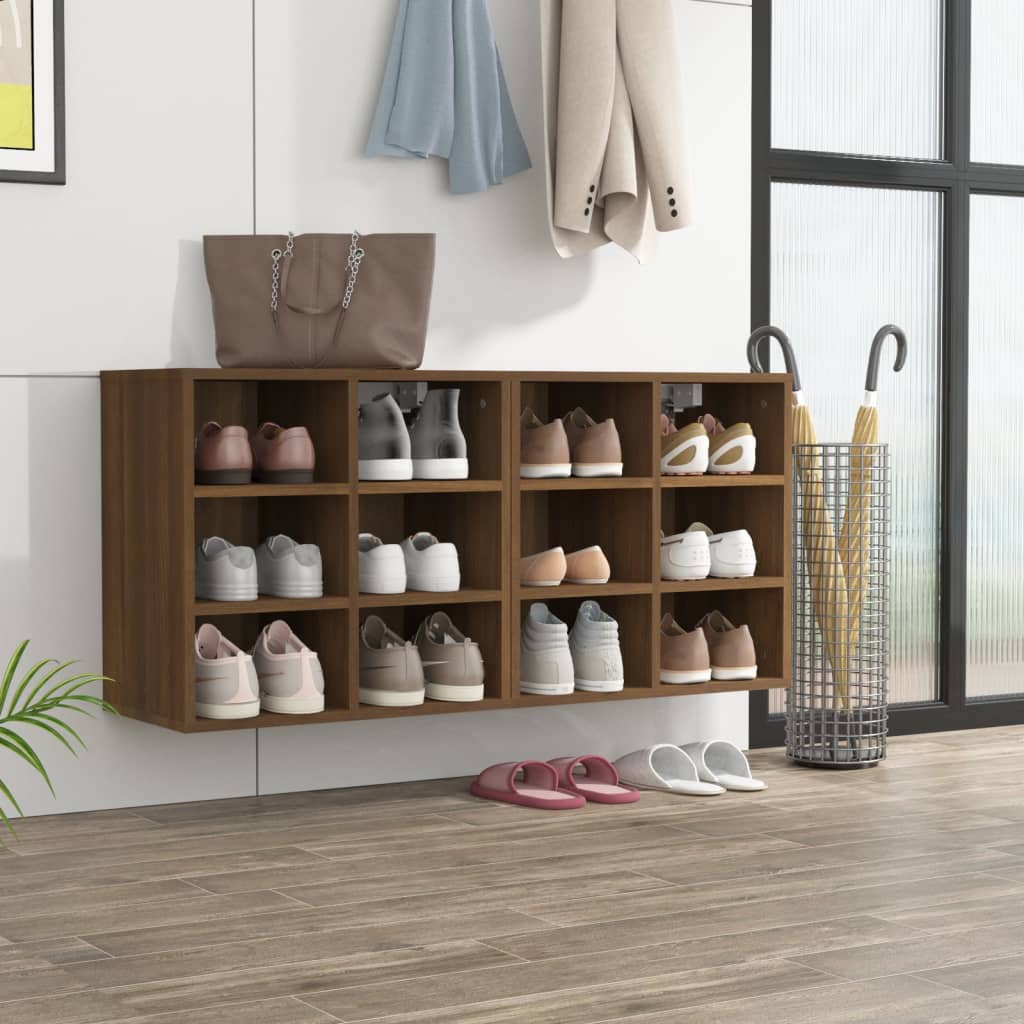 E-shop vidaXL Skrinky na topánky 2 ks hnedý dub 52,5x30x50 cm