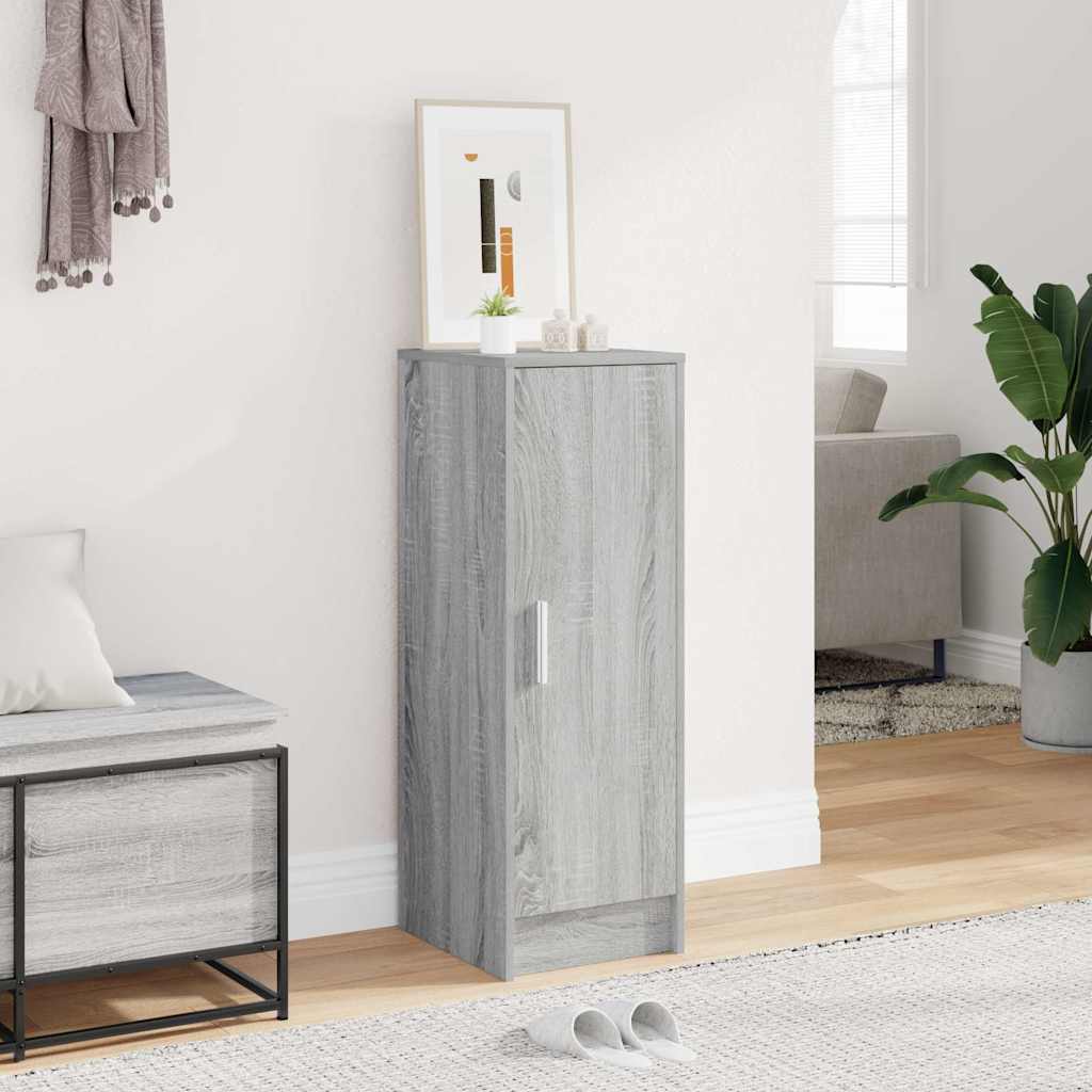 E-shop vidaXL Botník sivý dub sonoma 32x35x92 cm spracované drevo