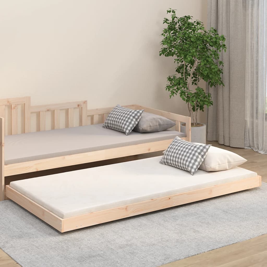 E-shop vidaXL Posteľ bez matraca 100x200 cm masívna borovica