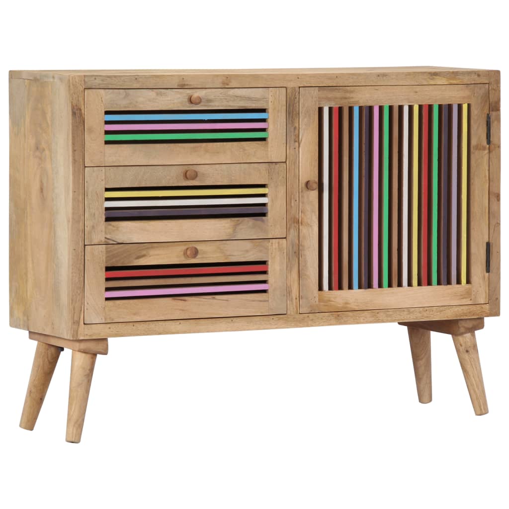 E-shop vidaXL Komoda 100x30x75 cm masívne mangovníkové drevo