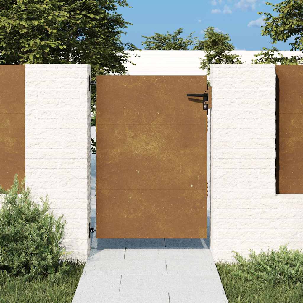 E-shop vidaXL Záhradná brána 85x125 cm, cortenová oceľ