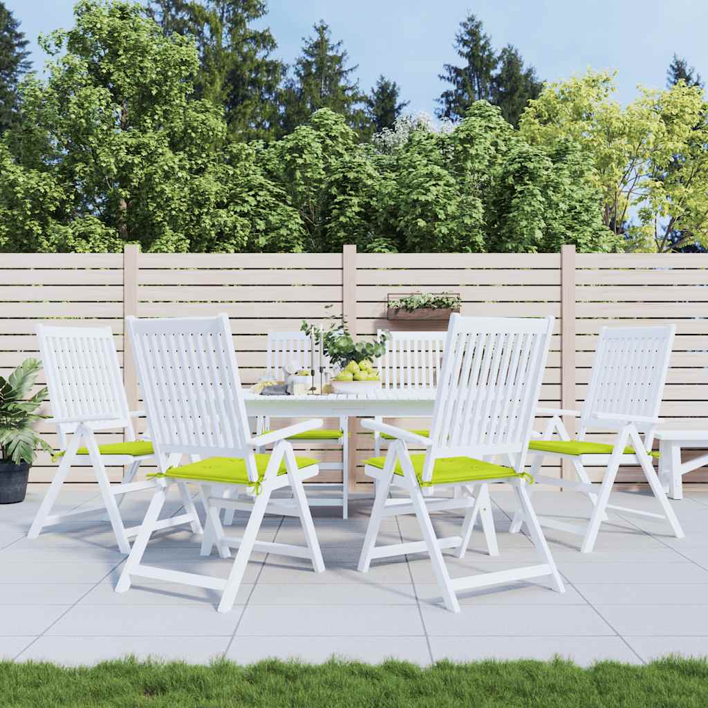 E-shop vidaXL Podložky na záhradné stoličky 6 ks 40x40x4 cm, oxfordská látka