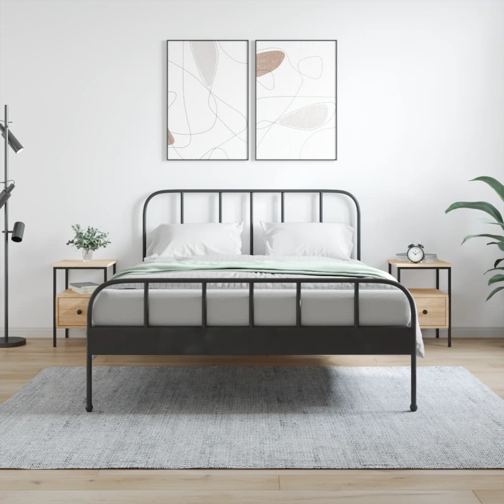 E-shop vidaXL Nočné stolíky 2 ks dub sonoma 34x36x50 cm kompozitné drevo