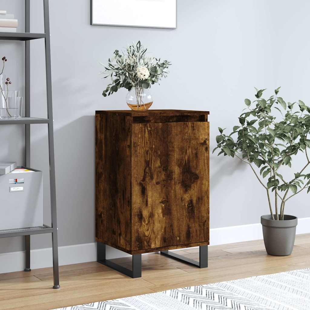 E-shop vidaXL Komoda dymový dub 40x35x70 cm kompozitné drevo