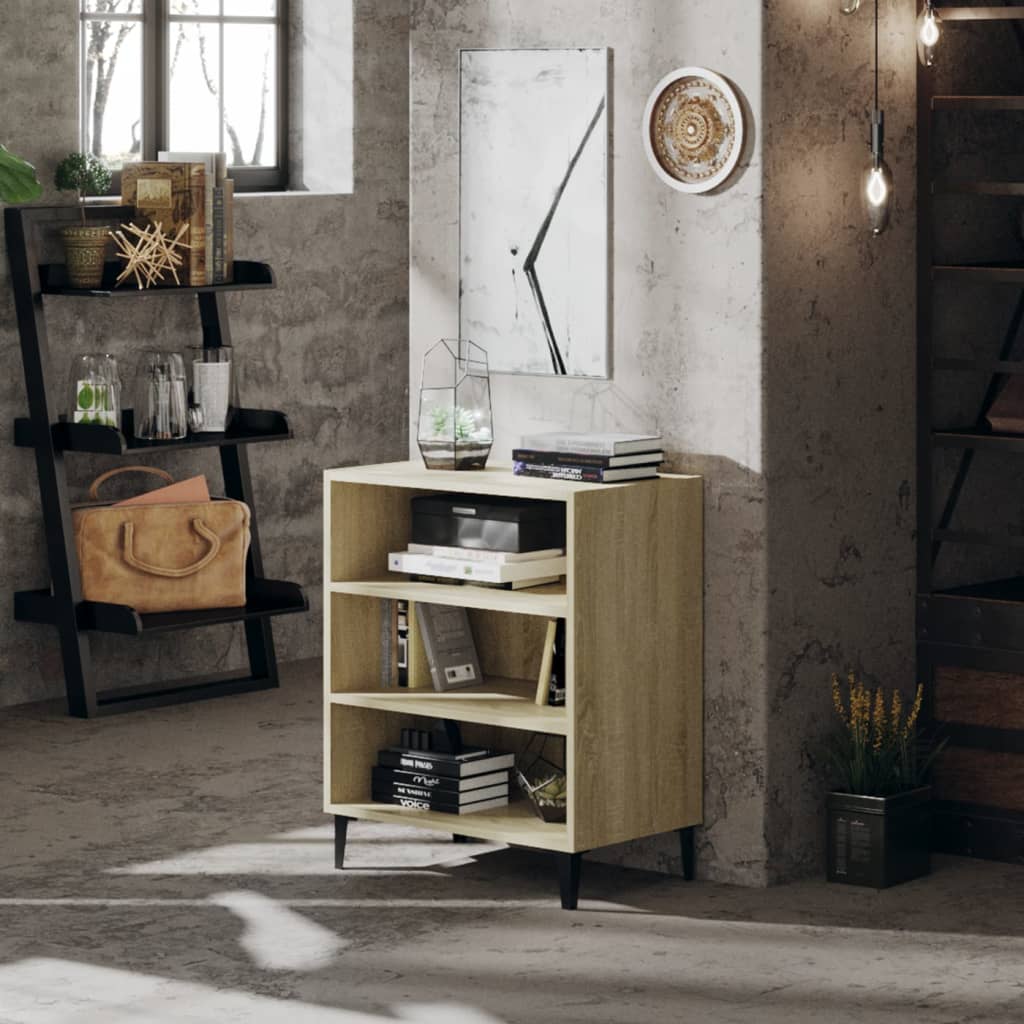 E-shop vidaXL Komoda, dub sonoma 57x35x70 cm, kompozitné drevo