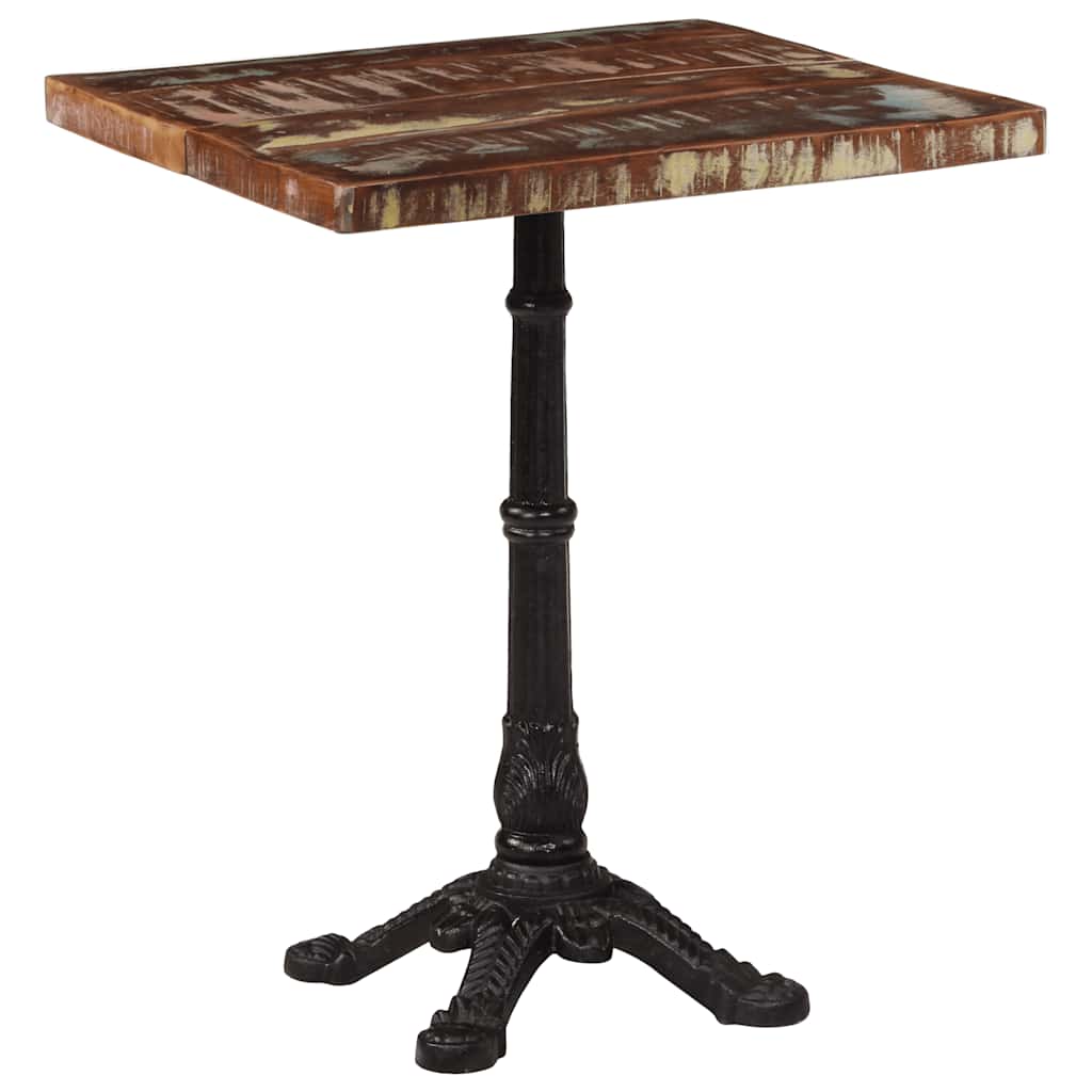 E-shop vidaXL Bistro stolík 60x60x76 cm recyklovaný masív
