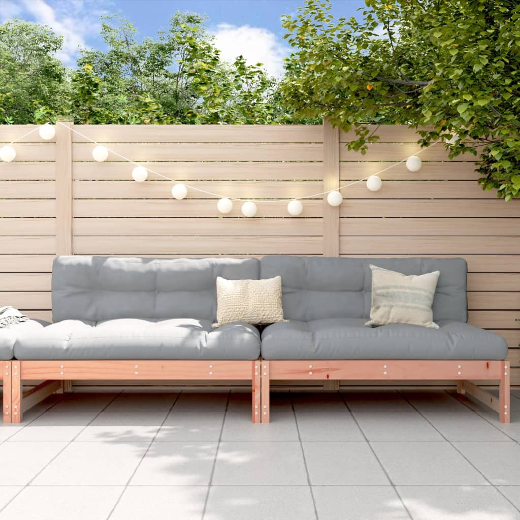 E-shop vidaXL Záhradné stredové pohovky 2 ks 120x80 cm masívny douglas