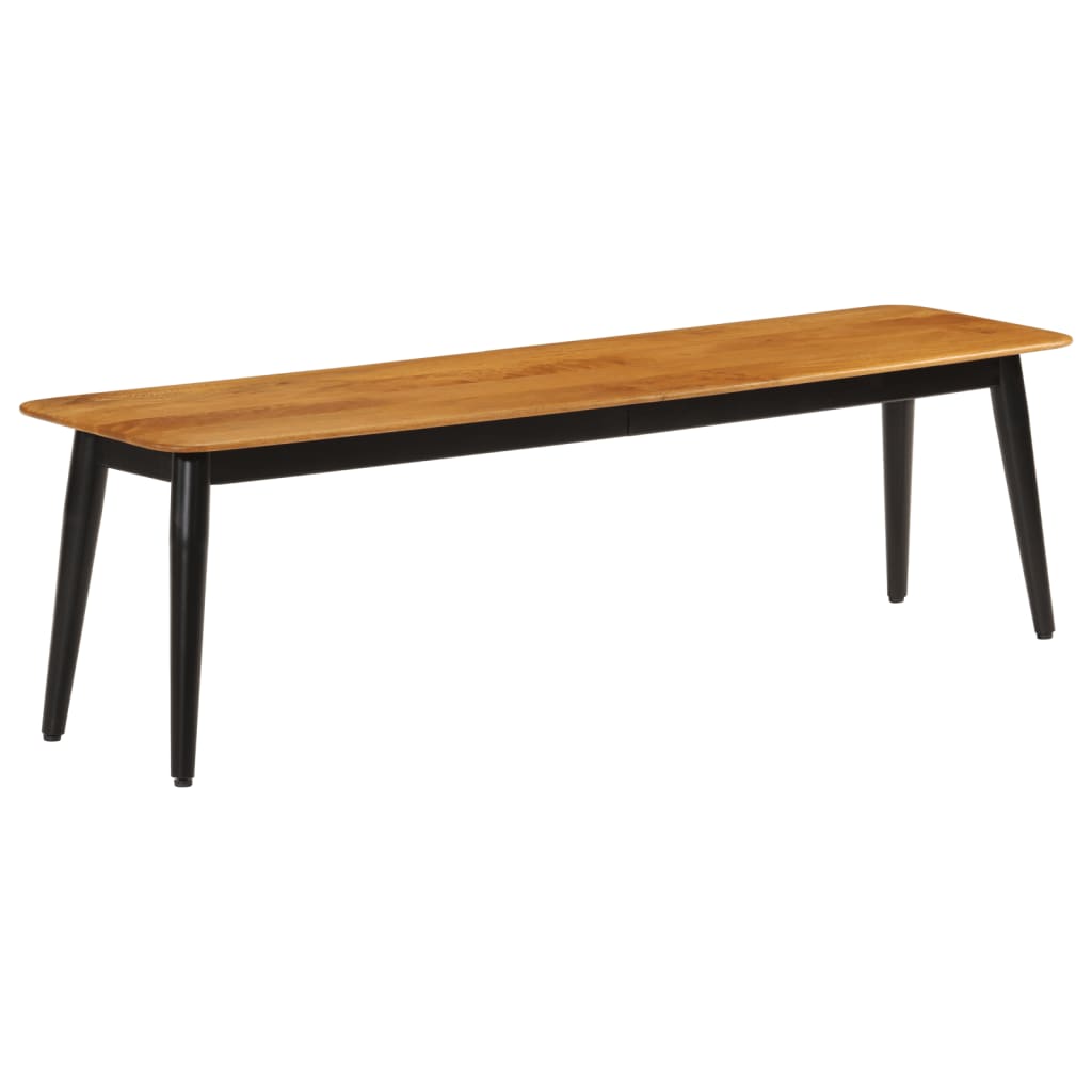 E-shop vidaXL Lavička 160x40x45 cm mangový masív a železo