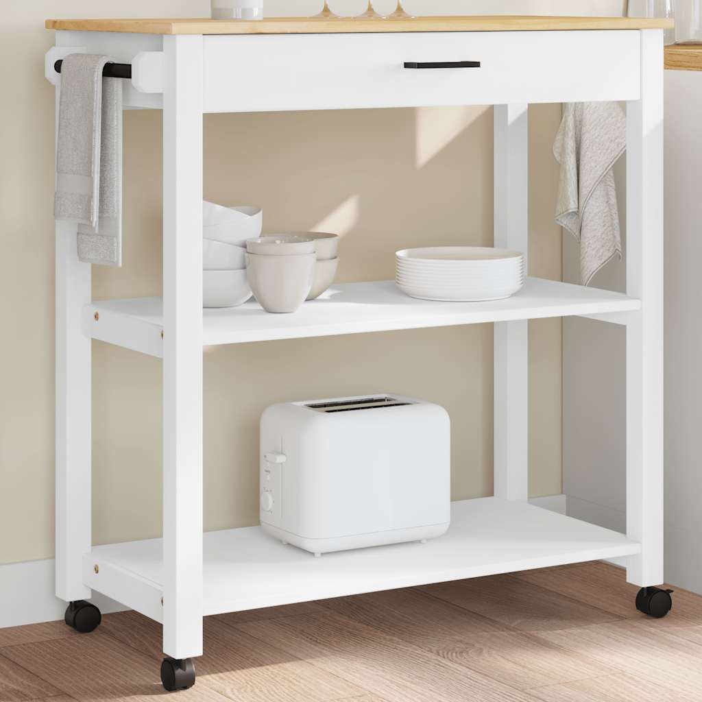 E-shop vidaXL Kuchynský vozík MONZA 84x40x88,5 cm borovicový masív