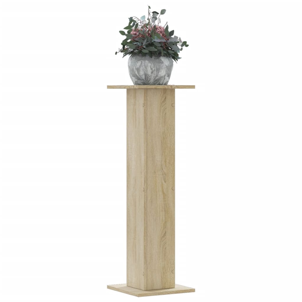E-shop vidaXL Stojany na rastliny 2 ks dub sonoma 30x30x95cm kompozitné drevo