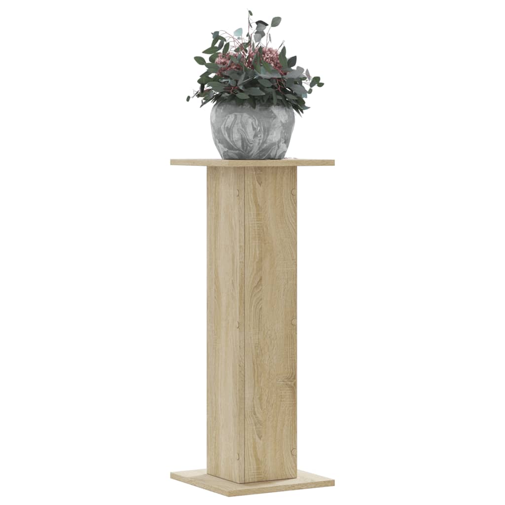 E-shop vidaXL Stojany na rastliny 2 ks dub sonoma 30x30x80cm kompozitné drevo