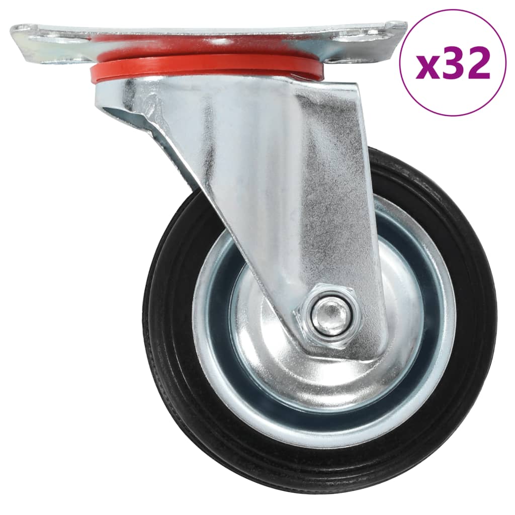 E-shop vidaXL Otočné kolieska 32 ks, 75 mm