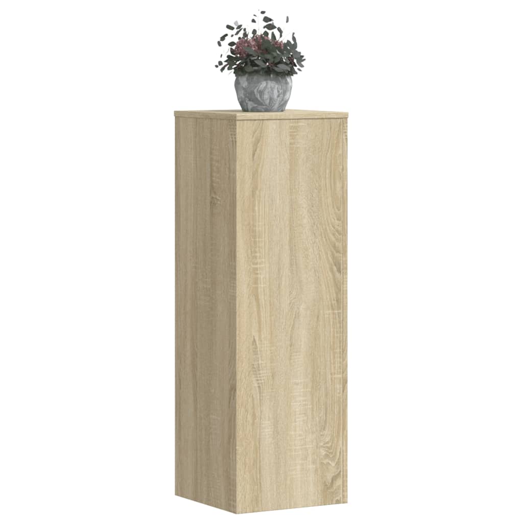 E-shop vidaXL Stojany na kvety 2 ks, dub sonoma 33x33x100cm, kompozitné drevo