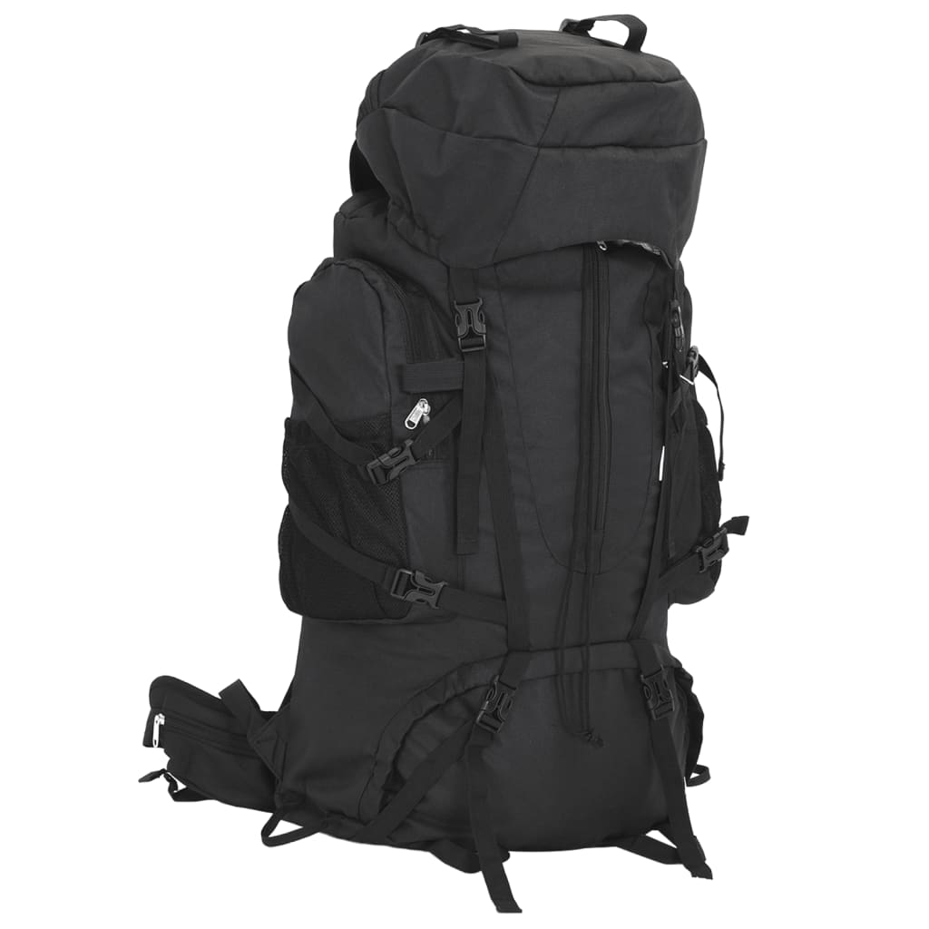 E-shop vidaXL Turistický batoh čierny 100 l oxfordská látka