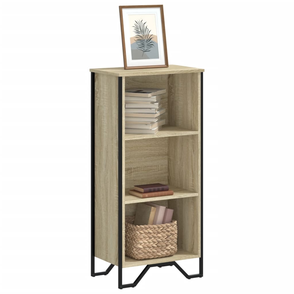 E-shop vidaXL Knižnica dub sonoma 50x31x106 cm kompozitné drevo