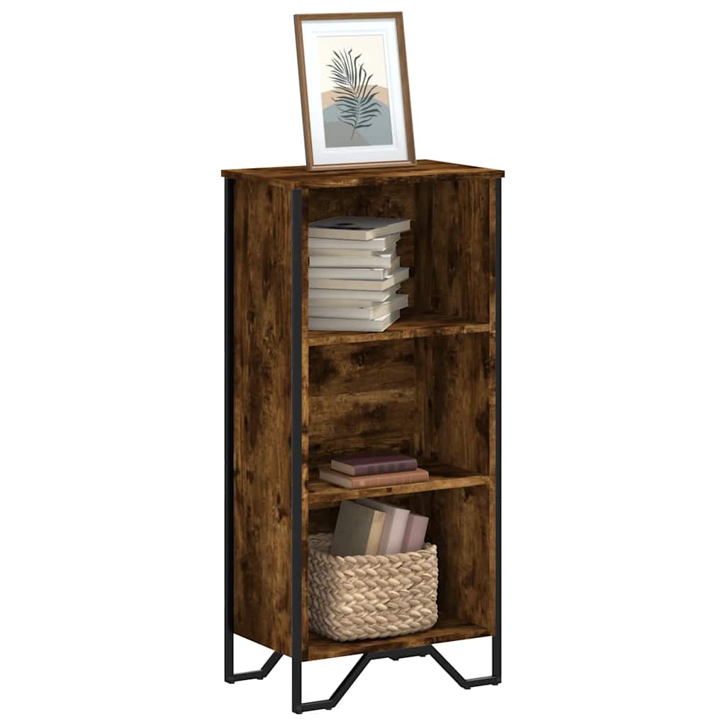 E-shop vidaXL Knižnica dymový dub 50x31x106 cm kompozitné drevo