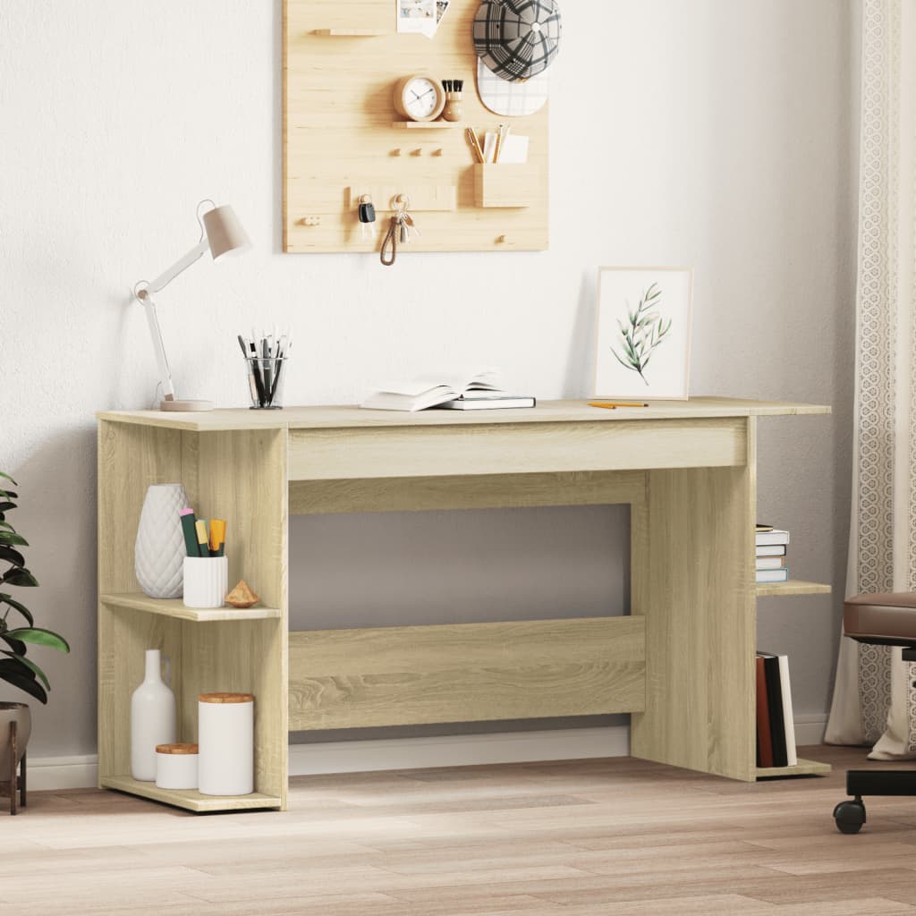 E-shop vidaXL Stôl dub somoma 140x50x75 cm kompozitné drevo