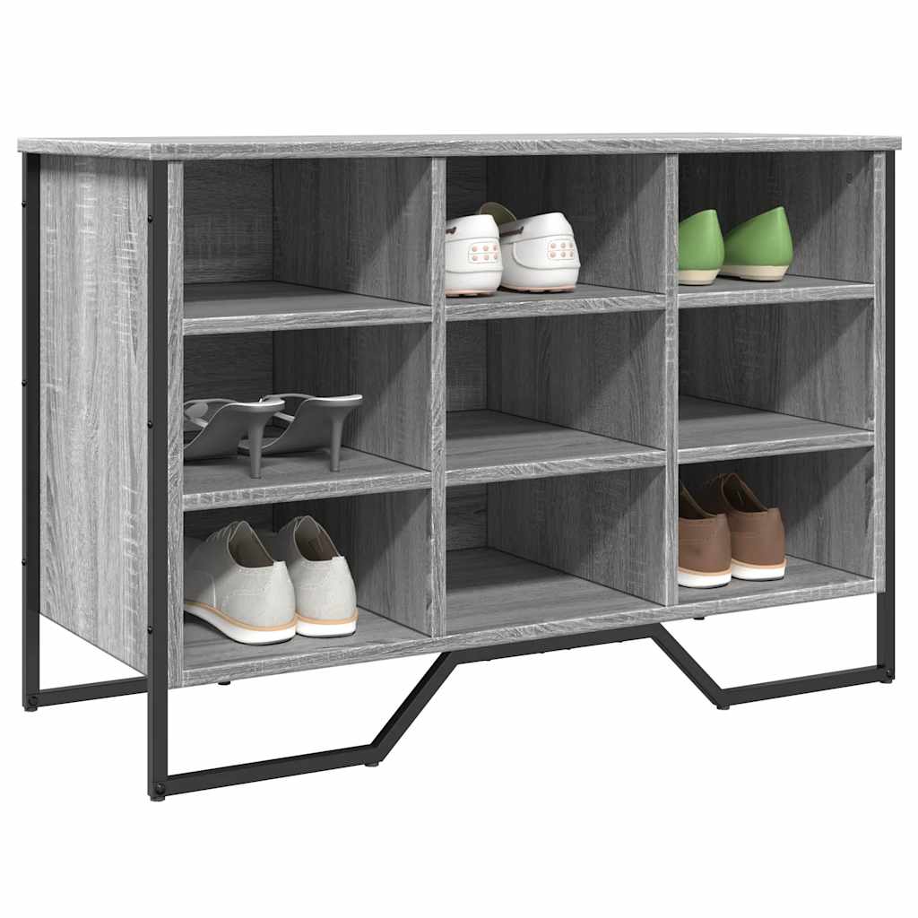 E-shop vidaXL Botník sivý dub sonoma 90x38x61,5 cm kompozitné drevo