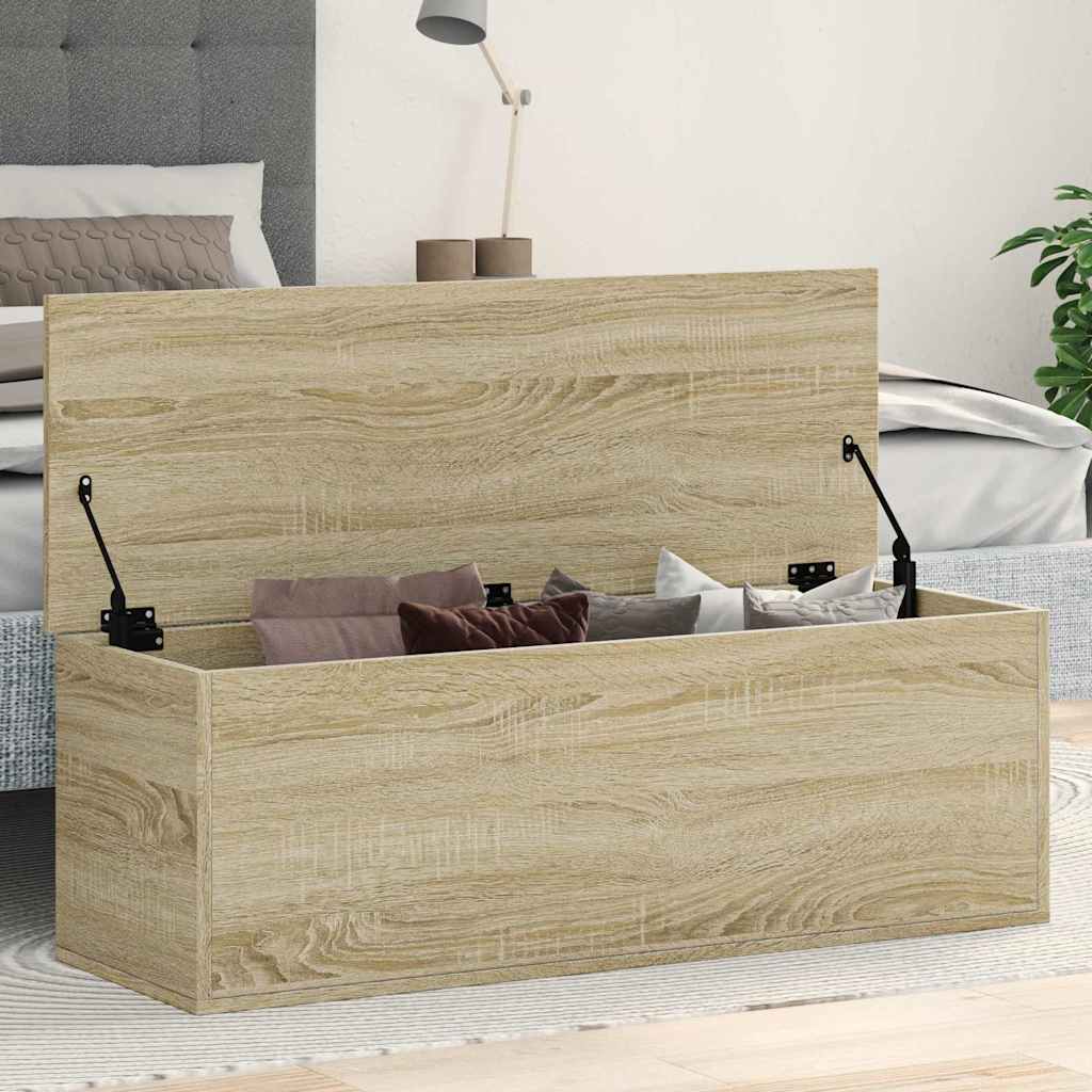 E-shop vidaXL Úložný box dub sonoma 102x35x35 cm kompozitné drevo