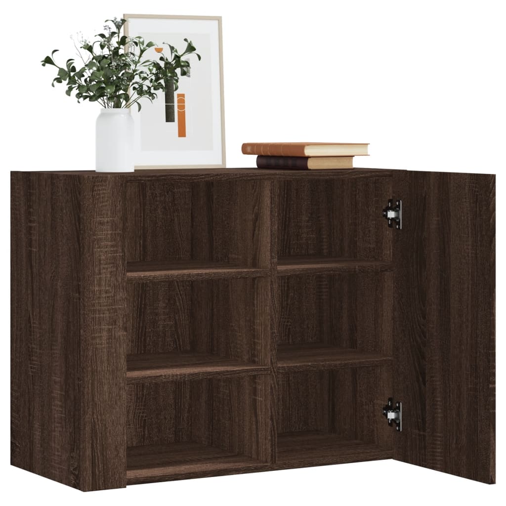 E-shop vidaXL Nástenná skrinka hnedý dub 75x35x60 cm kompozitné drevo