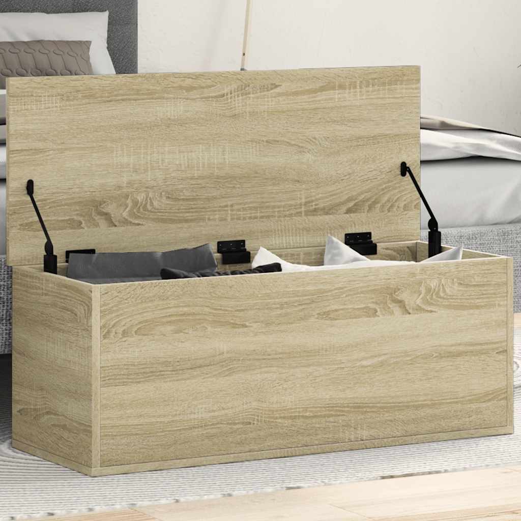 E-shop vidaXL Úložný box dub sonoma 90x35x35 cm spracované drevo
