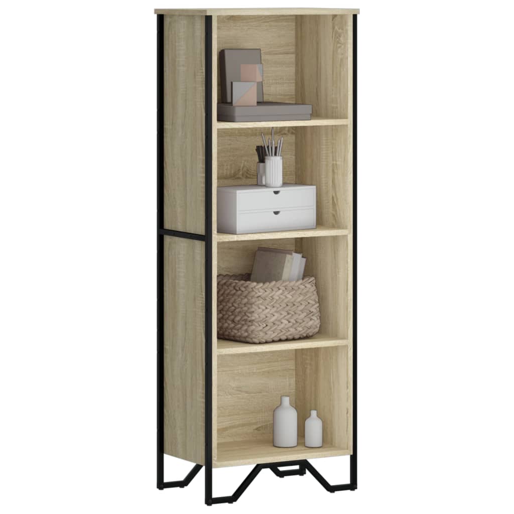 E-shop vidaXL Knižnica dub sonoma 50x31x137,5 cm kompozitné drevo