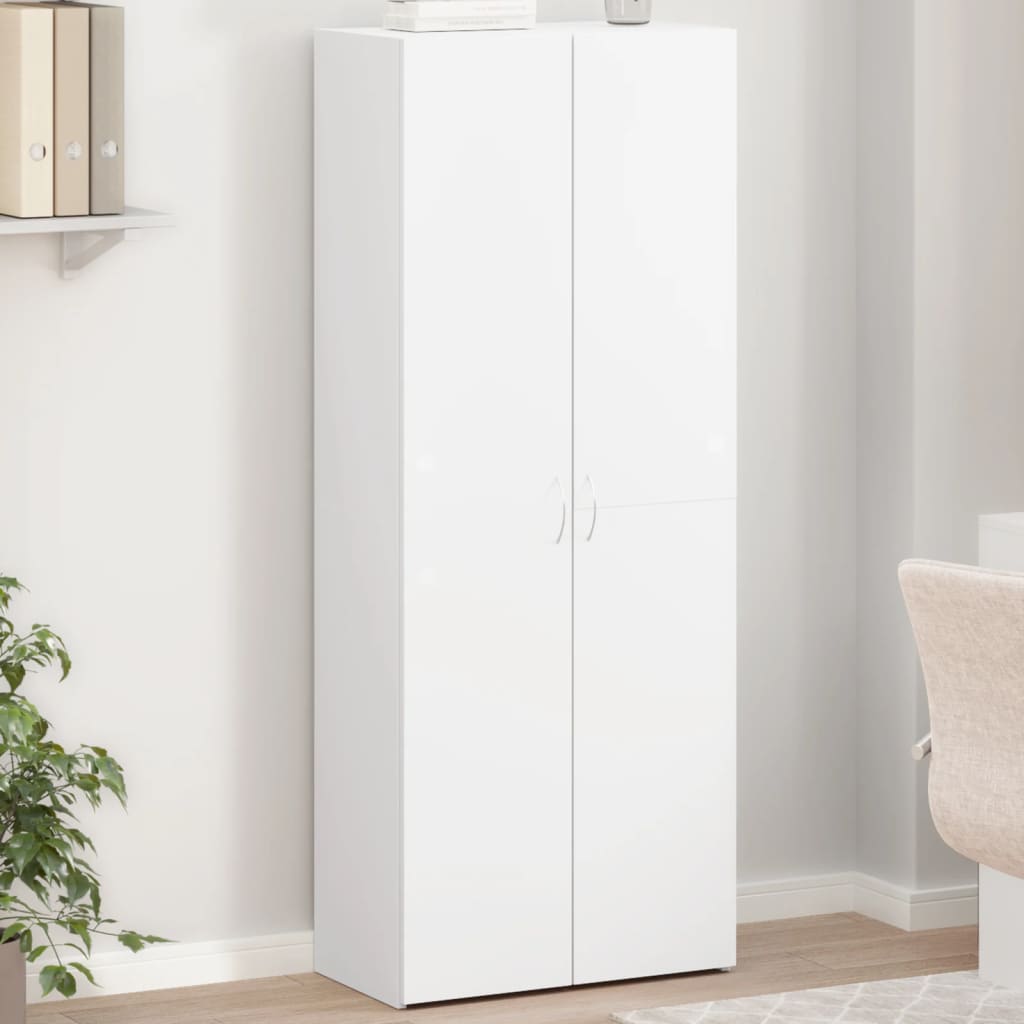 E-shop vidaXL Kartotéka biela 60x32x153 cm kompozitné drevo