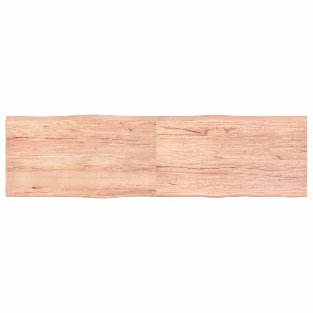 E-shop vidaXL Stolová doska svetlohnedá 180x50x(2-4)cm ošetrený masív hrany