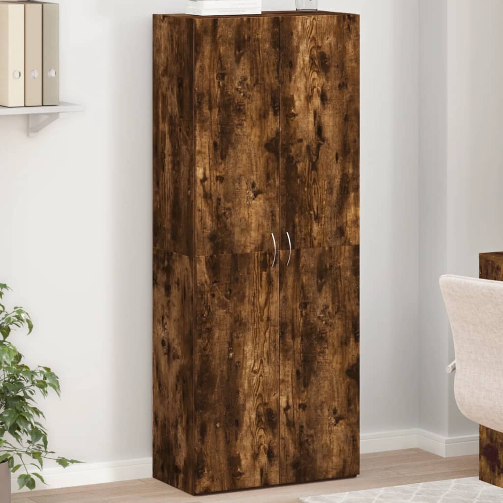 E-shop vidaXL Kartotéka dymový dub 60x32x153 cm kompozitné drevo