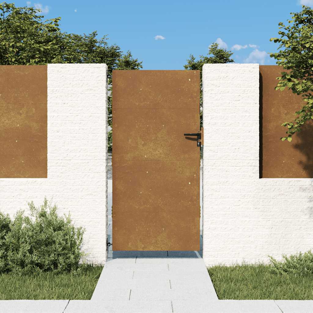 E-shop vidaXL Záhradná brána 85x200 cm, cortenová oceľ