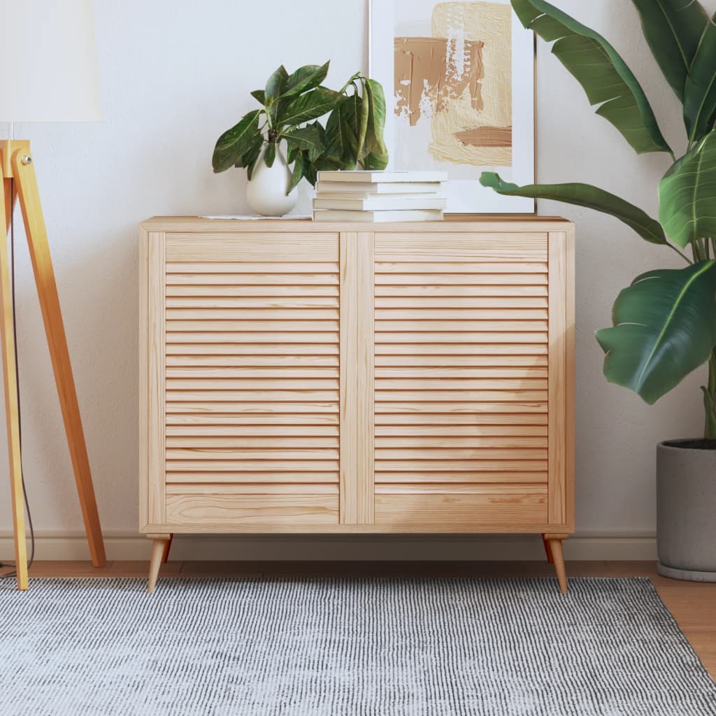 E-shop vidaXL Lamelové dvierka na skrinku 2 ks 69x49,4 cm, borovicový masív