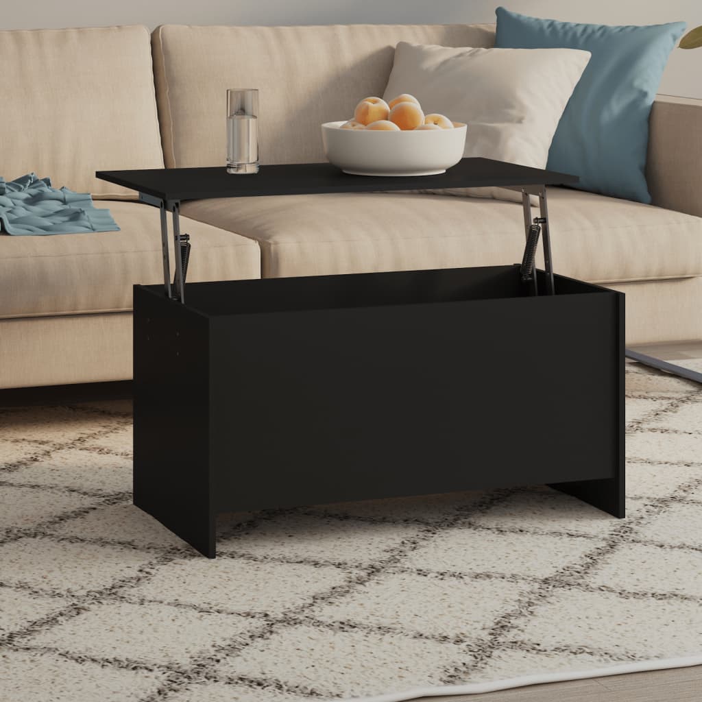 E-shop vidaXL Konferenčný stolík čierny 102x55,5x52,5 cm spracované drevo