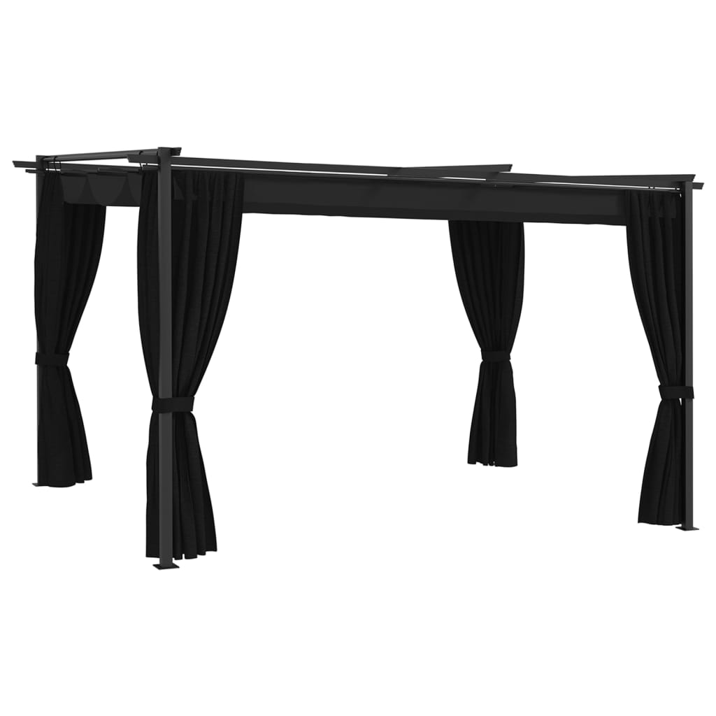 E-shop vidaXL Altánok 4x3 m, antracitový
