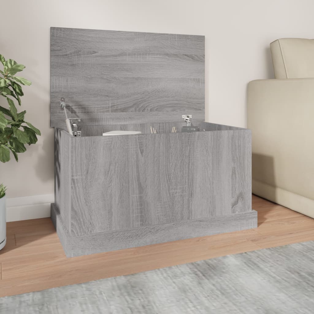 E-shop vidaXL Úložný box sivý dub sonoma 70x40x38 cm spracované drevo