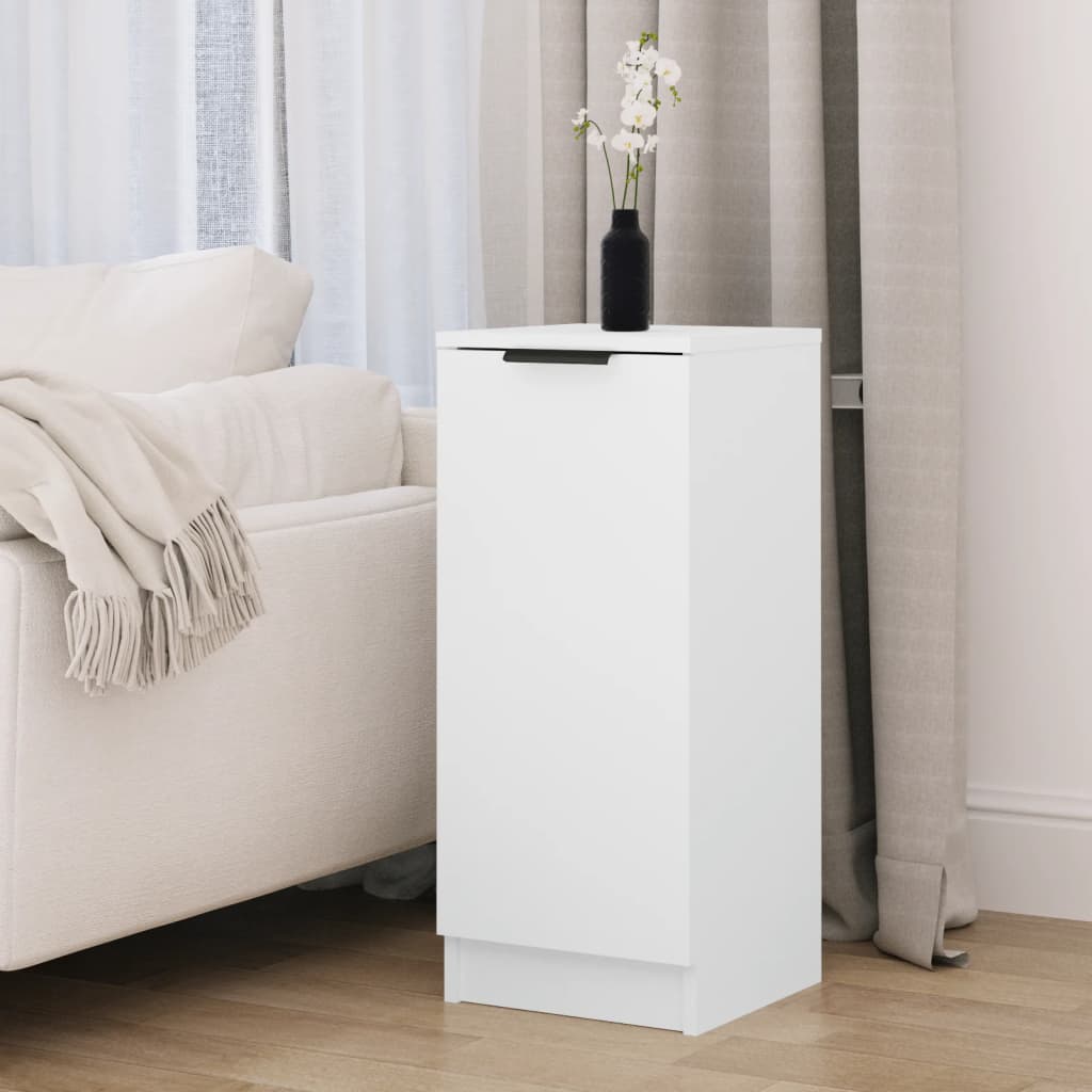 E-shop vidaXL Komoda biela 30x30x70 cm spracované drevo