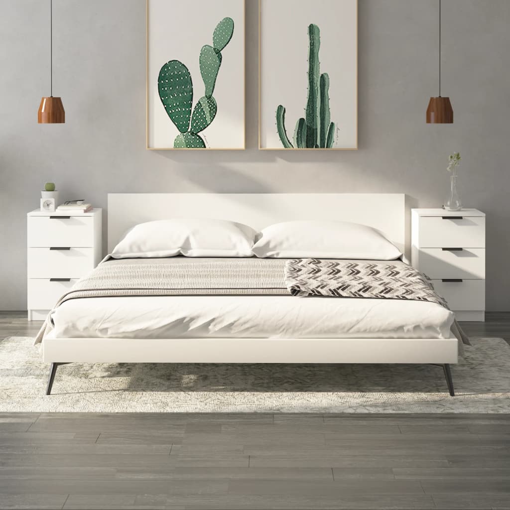 E-shop vidaXL Nočné stolíky 2 ks biele 40x36x65 cm