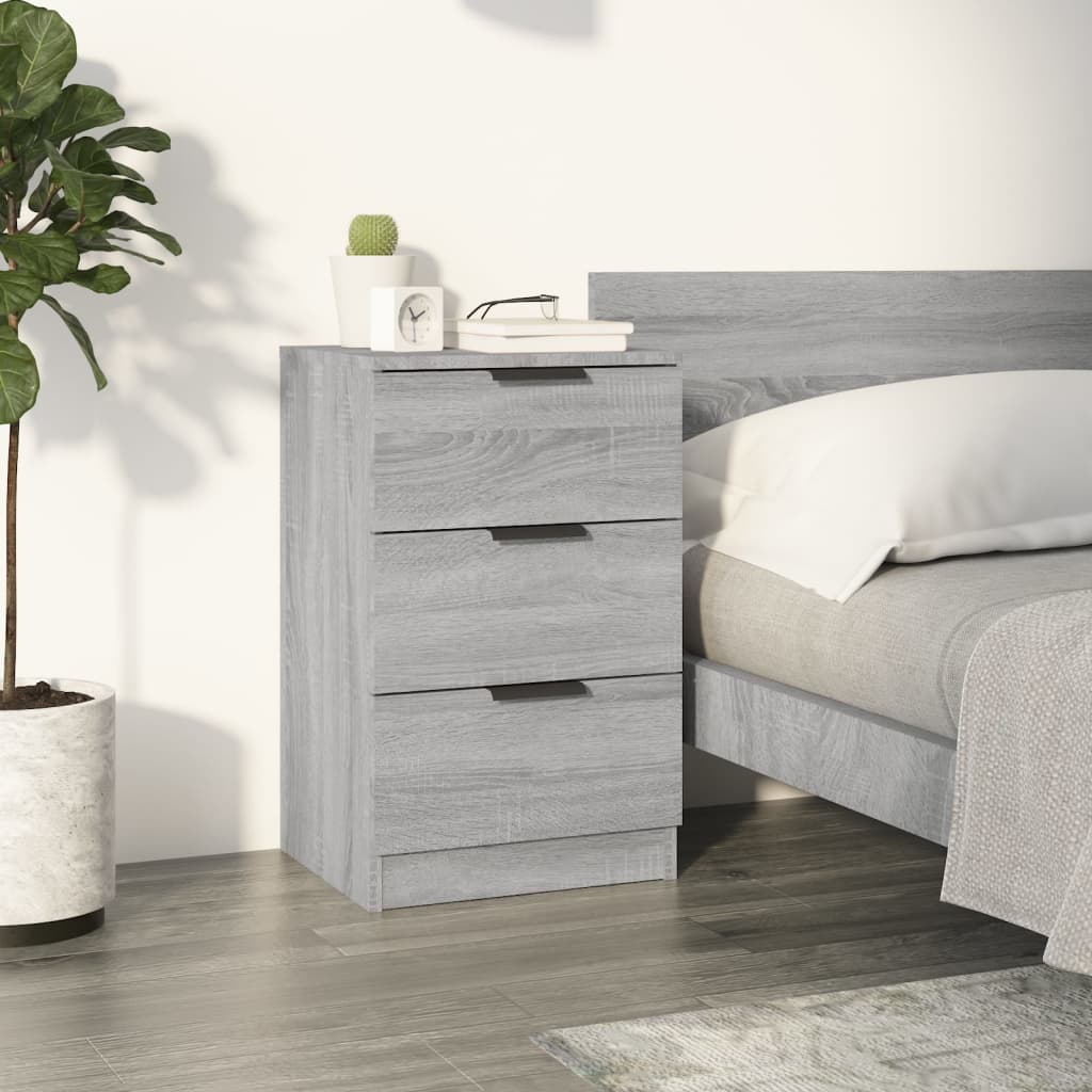 E-shop vidaXL Nočný stolík sivý dub sonoma 40x36x65 cm