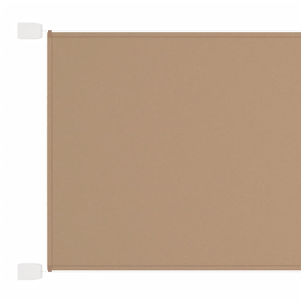 vidaXL Vertikálna markíza sivohnedá 180x1000 cm oxfordská látka