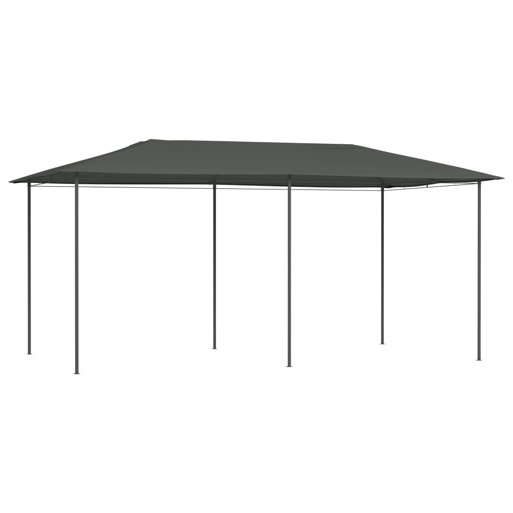 vidaXL Altánok 3x6x2,6 m antracitový 160 g/m²
