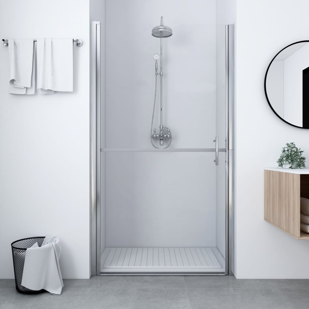 vidaXL Sprchové dvere tvrdené sklo 81x195 cm