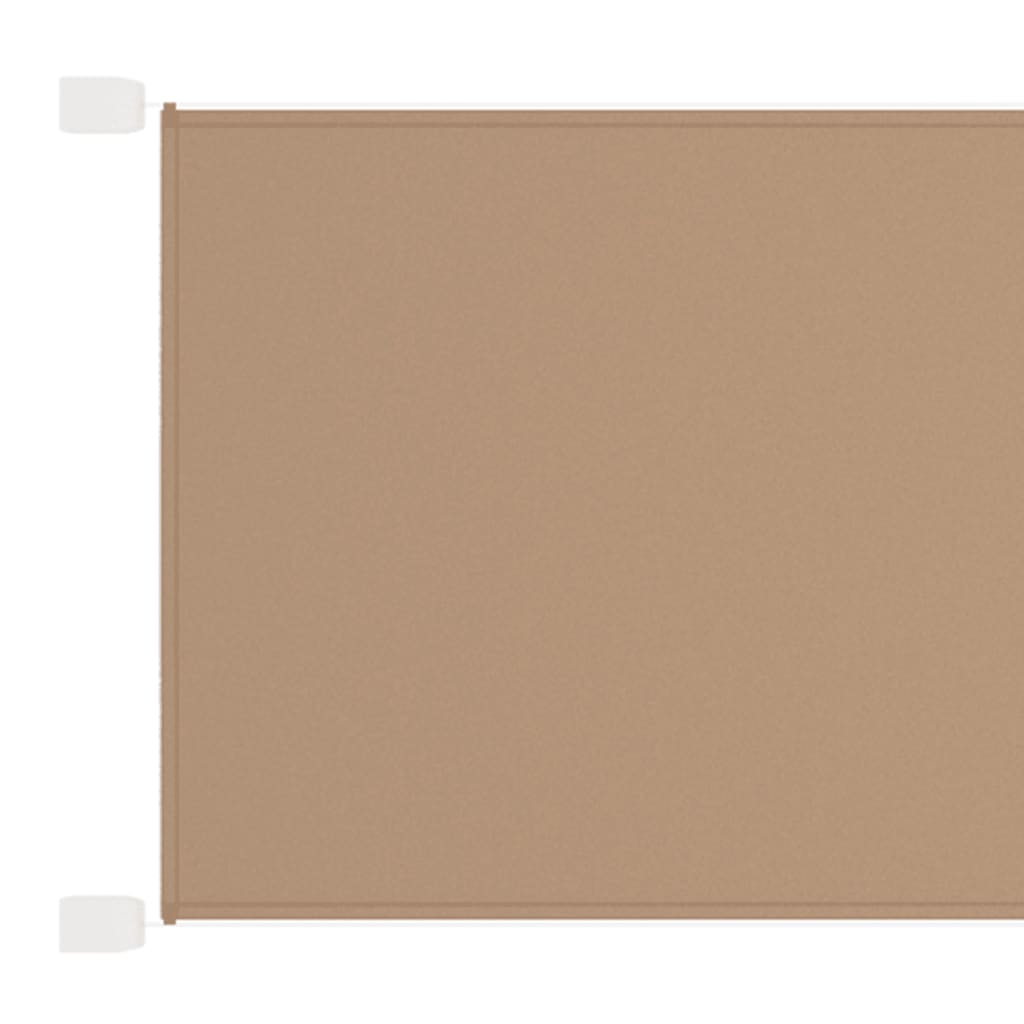 vidaXL Vertikálna markíza sivohnedá 100x1200 cm oxfordská látka