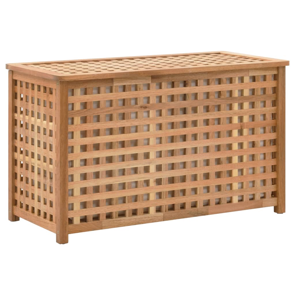 vidaXL Truhlica na bielizeň 77,5x37,5x46,5 cm masívne orechové drevo