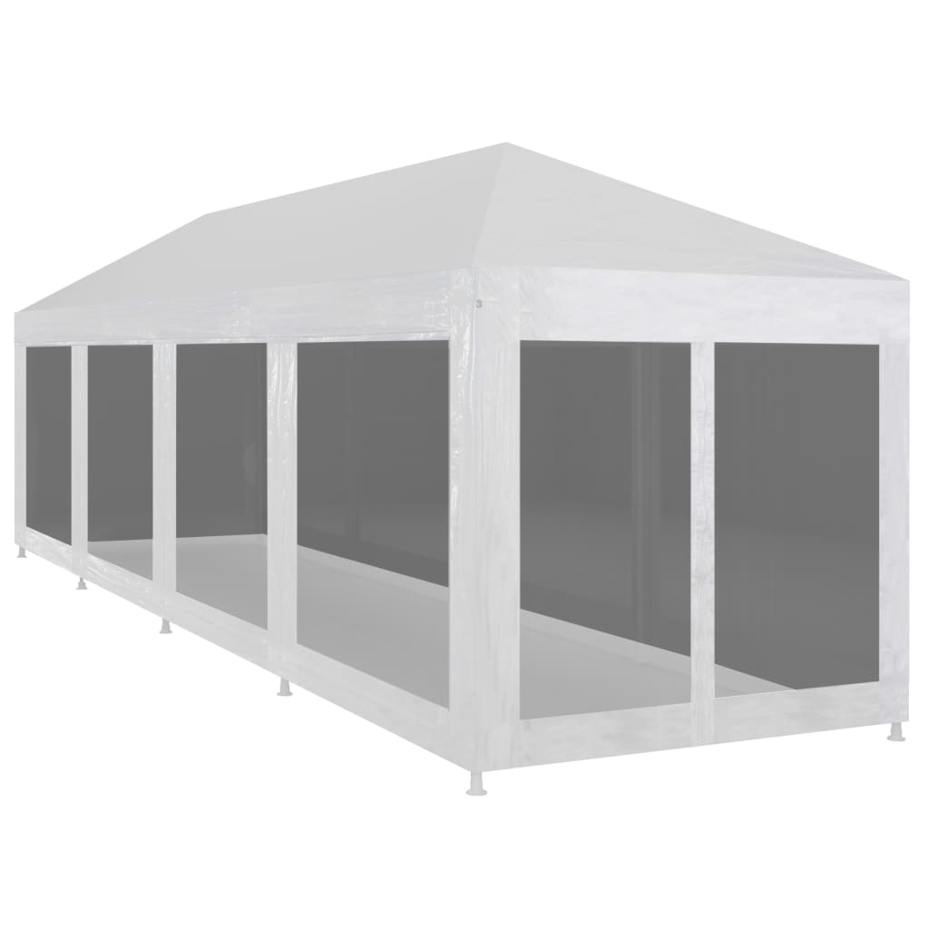 vidaXL Párty stan s 10 sieťkovanými bočnými stenami 12x3 m