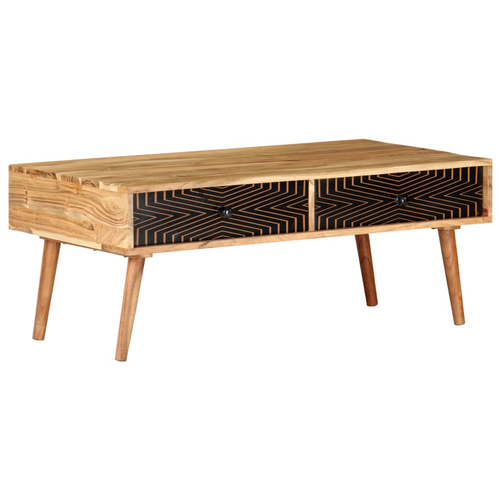 vidaXL Konferenčný stolík 100x50x39 cm masívne akáciové drevo
