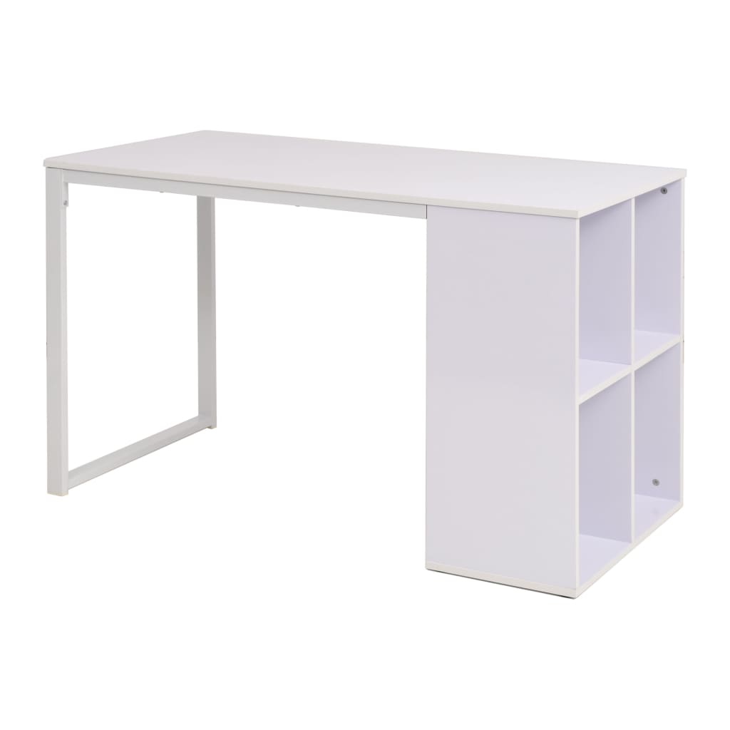vidaXL Písací stôl 120x60x75 cm, biely