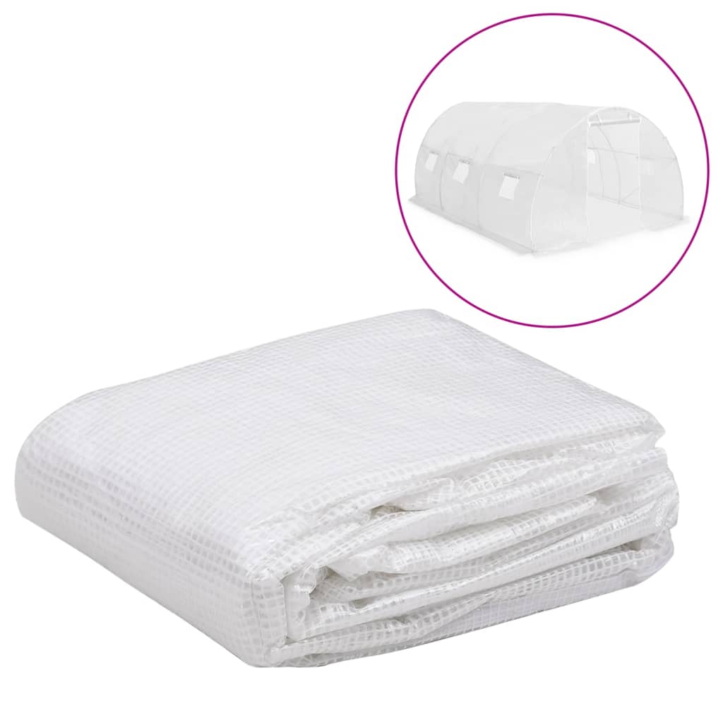 vidaXL Náhradný kryt na skleník (13,5 m²) 3x4,5x2 m priehľadný